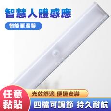 （全台瘋）USB充電LED 光控人體感應小夜燈 玄關衣櫥櫃感應燈 起夜燈可長亮 黃光白光 233MM長